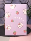 Зеркало "Happy bunny", purple