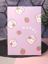 Зеркало "Happy bunny", purple