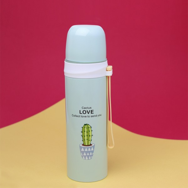 B-HS-6720-Z ТЕРМОС CACTUS light-blue, 500ml (M-6718) 