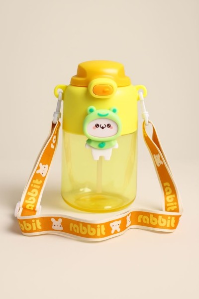 Бутылка «Cute animal, frog», yellow (800 мл) 