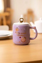 Кружка «Lovely peach», purple (400 ml)