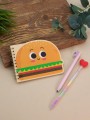 Блокнот на спирали (B6) "Cheeseburger", yellow (13*18)