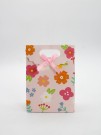 Пакет подарочный (XS) "Big flowers", orange (12x6x16)