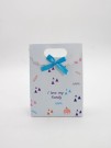 Пакет подарочный (XS) "Colorful triangles", blue (12x6x16)