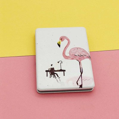 Зеркало "Big flamingo", white (6.2*8.6см)