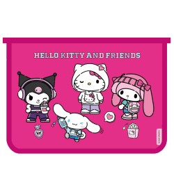 Папка для тетрадей А4 "Куроми friends", пластик, на молнии (24,5*34*1)