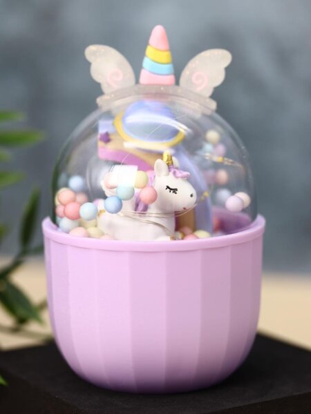 Ночник в сюрприз-упаковке «Unicorn dreams», mix (11 см), пластик 