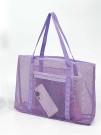 Сумка шоппер "Transparent", purple (47*12*29.5 см)