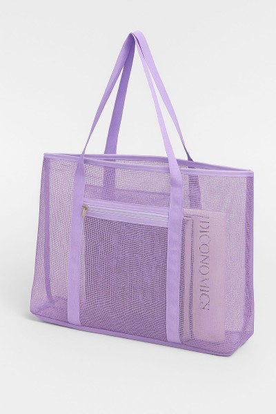 Сумка шоппер "Transparent", purple (47*12*29.5 см) 