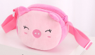 Сумочка плюшевая "Pink pig", pink (15*13 см)