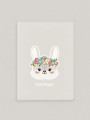 ОБЛОЖКА ДЛЯ ПАСПОРТА «Flower bunny», плотность 600 мкм