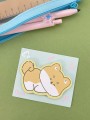 Блок стикер для записей "Corgi dreaming", green