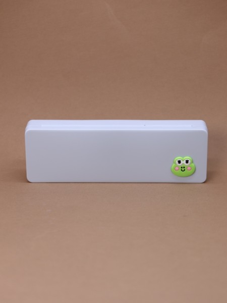 Пенал пластиковый "Tiny frog", grey 