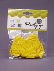 Набор воздушных шаров 10 шт. "Timeless", yellow (25 см)
