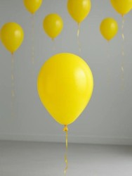Набор воздушных шаров 10 шт. "Timeless", yellow (25 см)