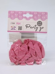 Набор воздушных шаров 10 шт. "Mellow magic", pink (25 см)