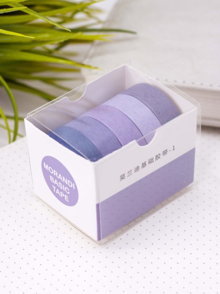 Набор декоративного скотча "Intensive tone", purple, mix 