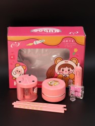 Электрический канцелярский набор "Boys&Girls", pink