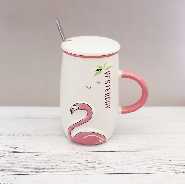 Кружка "Flamingo yesterday" (500ml) 