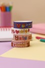 Набор декоративного скотча "Cute cartoon Bear", yellow