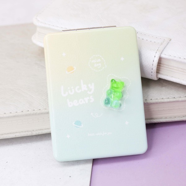 Зеркало "Lucky bears", green 