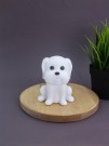 Ночник iLikeGift "Sitting dog", white (7*11 см)