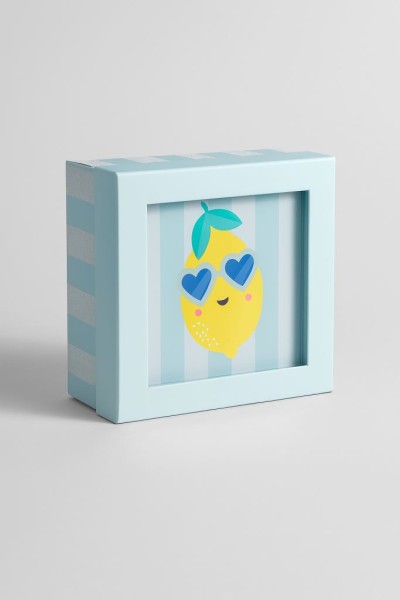 Подарочная коробка «Lemon glass», 15*15*6.5 