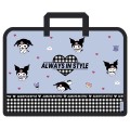 Папка А4 с ручками "Куроми. Always in style", пластик, на молнии (24,5*34*1,5)