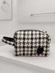 Косметичка "Style flower", black (15х20х10 см)
