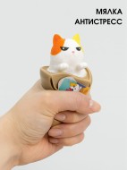 Мялка - антистресс «Magic animal box», white cat