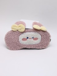 Маска для сна гелевая "Curly cuties", pink