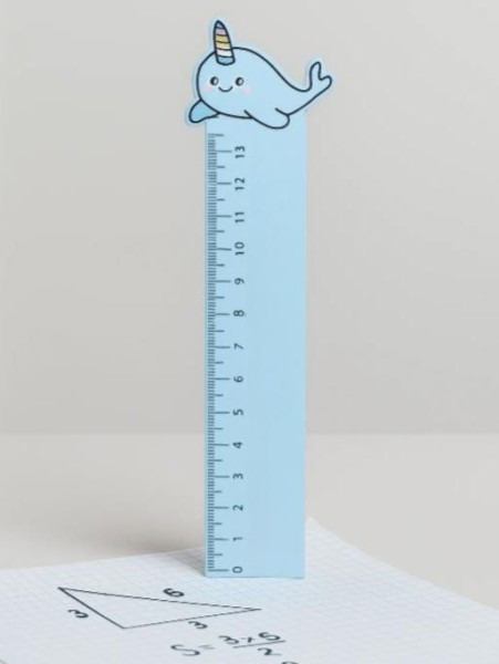 Линейка Cute Whale 