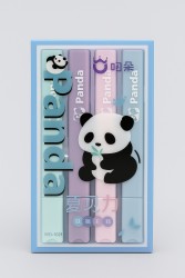 Набор маркеров-текстовыделителей 4 шт "Panda", blue