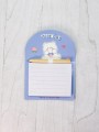 Магнитный блок для записей с карандашом «Nice day», blue, 10х14 см