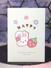 Зеркало "Happy bunny", green