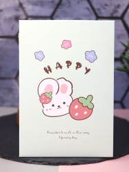 Зеркало "Happy bunny", green