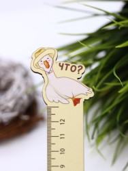 Линейка ECO из дерева «ЧТО?»