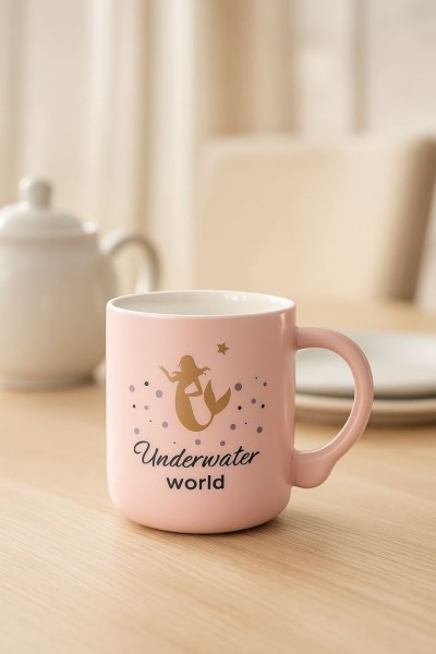 Кружка «The mermaid's tail», pink tail 