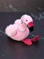 Плюшевый брелок "Flamingo colors", pink (14 см)