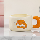 Кружка «Cat loves baking», burger (450 ml)