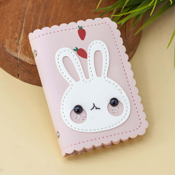 Визитница "Head hare", pink 