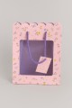 Пакет подарочный «Craft flowers», pink (18*23*10)