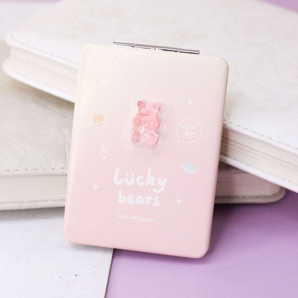 Зеркало "Lucky bears", pink 