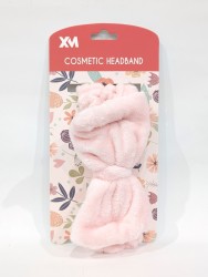 Косметическая повязка для волос "Delicate bow", pink