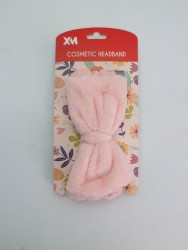 Косметическая повязка для волос "Delicate bow", pink