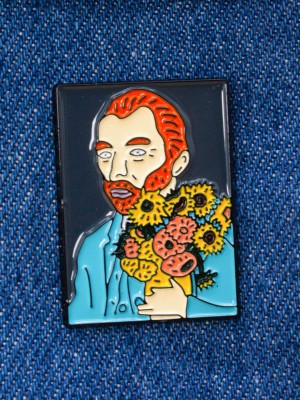 Значок "Van Gogh with sunflowers"