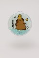 Зеркало шейкер раскладное "Capybara", голубое, 7*7 см