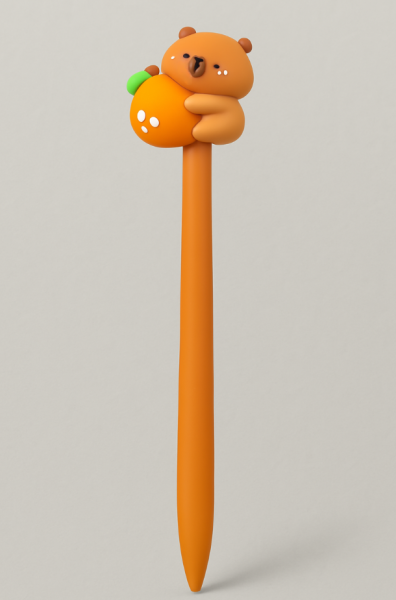 Ручка "Tangerine capybara", orange 