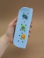 Пенал силиконовый + Джибитсы голубой  19*6*3 см 155 гр