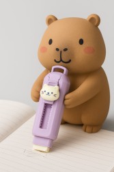 Выдвижной ластик "Little kitty", purple